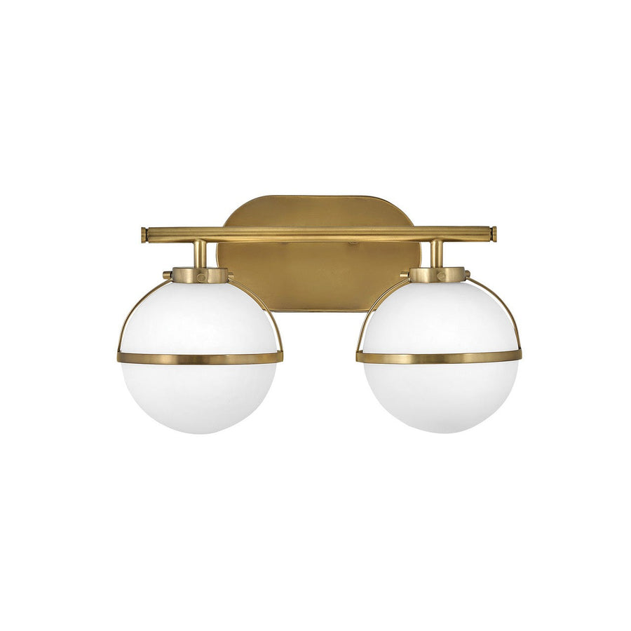 Bath Hollis - Two Light Vanity-Hinkley Lighting-HINKLEY-5662HB-LL-Bathroom LightingHeritage Brass-1-France and Son