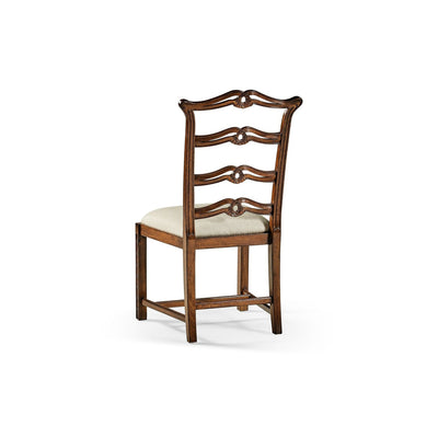 Chippendale Pierced Back Side Chair-Jonathan Charles-JCHARLES-492468-SC-MAH-F200-Dining ChairsF200-6-France and Son