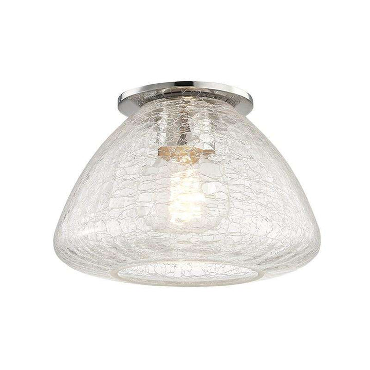 Maya 1 Light Small Flush Mount-Mitzi-HVL-H216501S-PN-Flush MountsSilver-2-France and Son