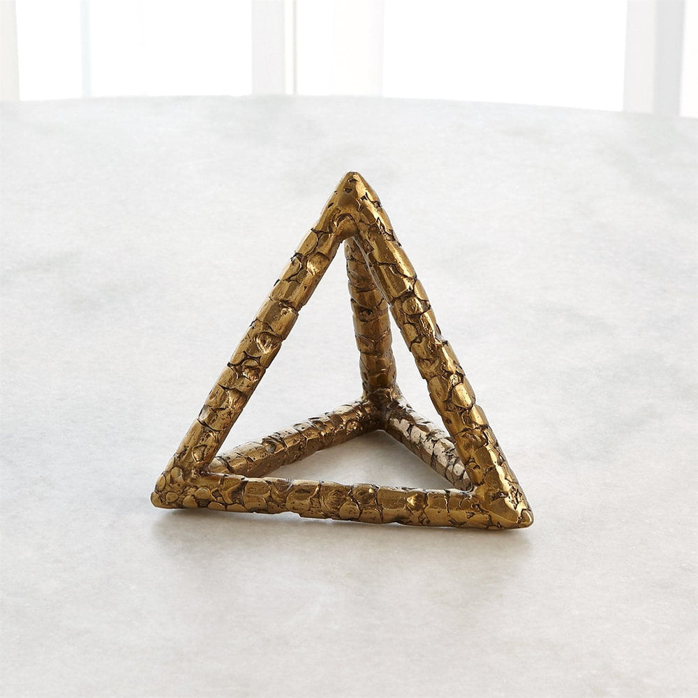 Forged Objects-Global Views-GVSA-9.93695-Decorative ObjectsAntique Gold-Pyramid-2-France and Son