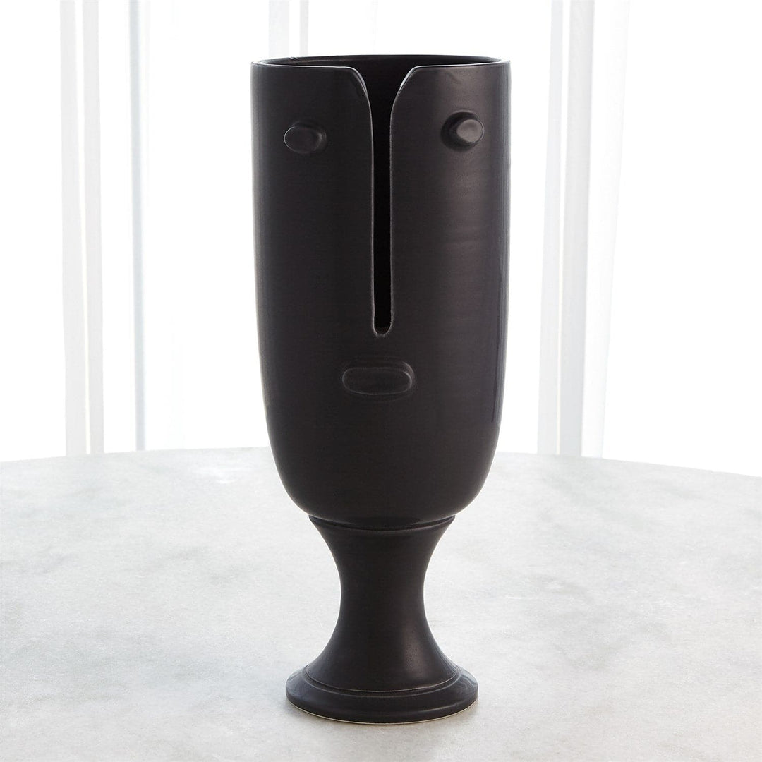 Long Nose Vases-Global Views-GVSA-3.31722-VasesLarge-Matte Black-3-France and Son