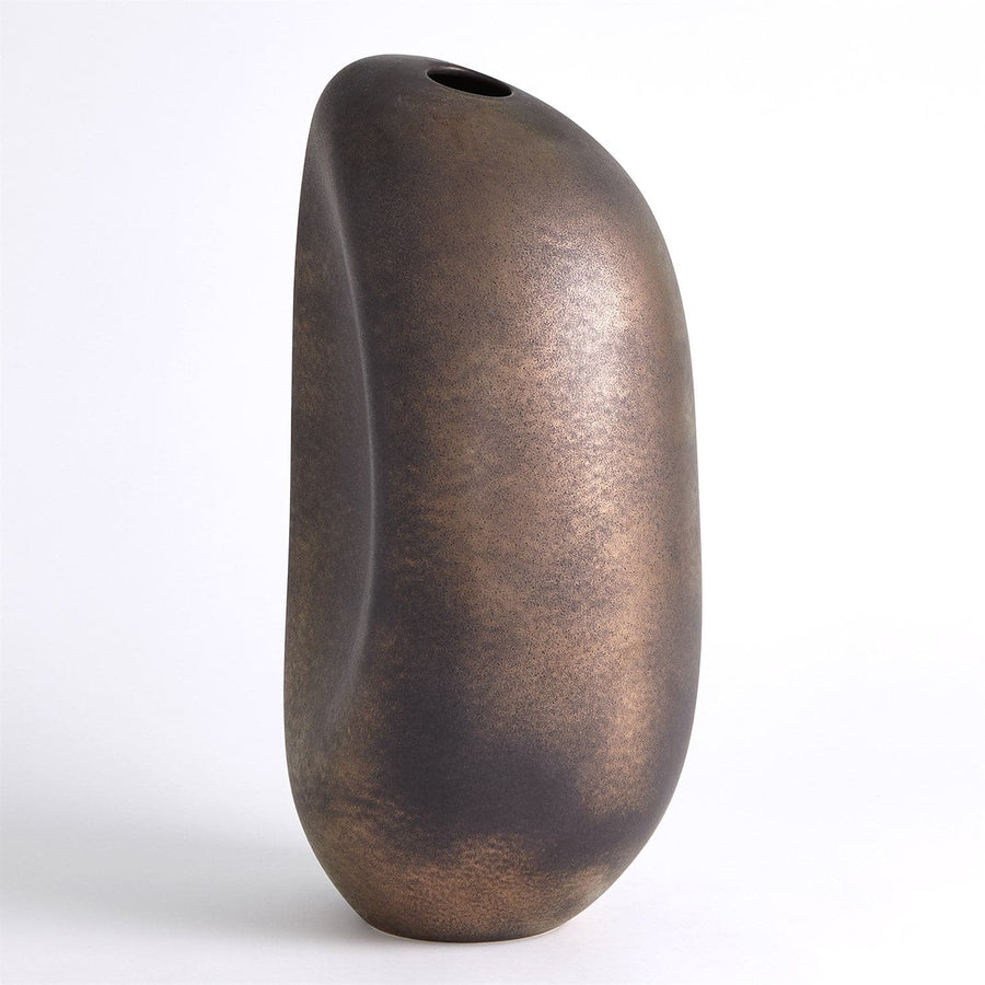 River Stone Vase-Global Views-GVSA-7.10455-VasesLarge-Bronze-1-France and Son