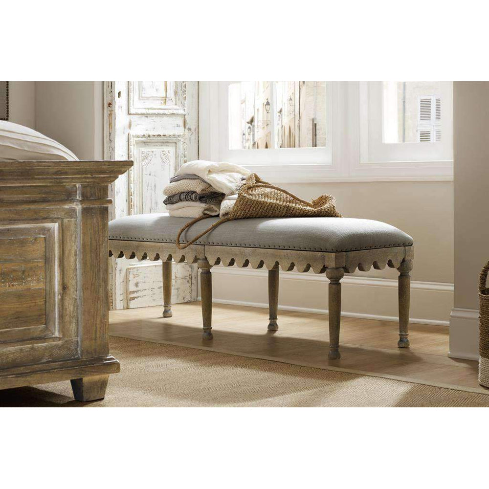 Boheme Madera Bed Bench-Hooker-HOOKER-5750-90019-MWD-Benches-2-France and Son