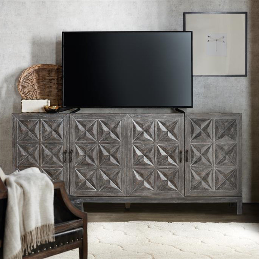 Beaumont Entertainment Console-Hooker-HOOKER-5751-55483-89-Media Storage / TV Stands-3-France and Son