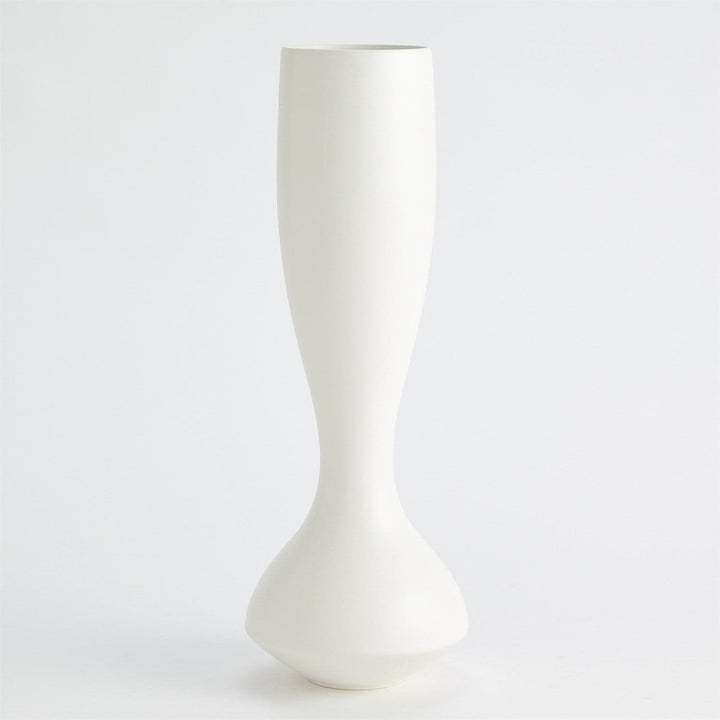 Bell Bottom Vase-Global Views-GVSA-1.10815-VasesLarge-Matte White-4-France and Son