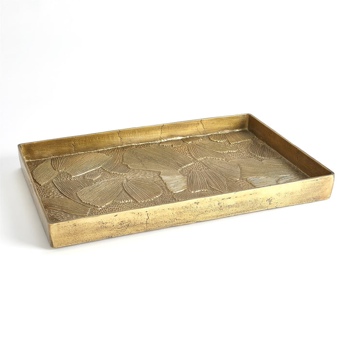 Flora Tray - Antique Brass-Global Views-GVSA-7.91428-Trays-2-France and Son