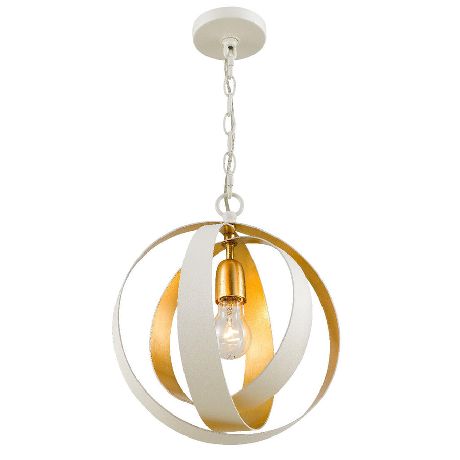 Luna 1 Light Sphere Mini Chandelier-Crystorama Lighting Company-CRYSTO-580-MT-GA-Chandeliers-1-France and Son