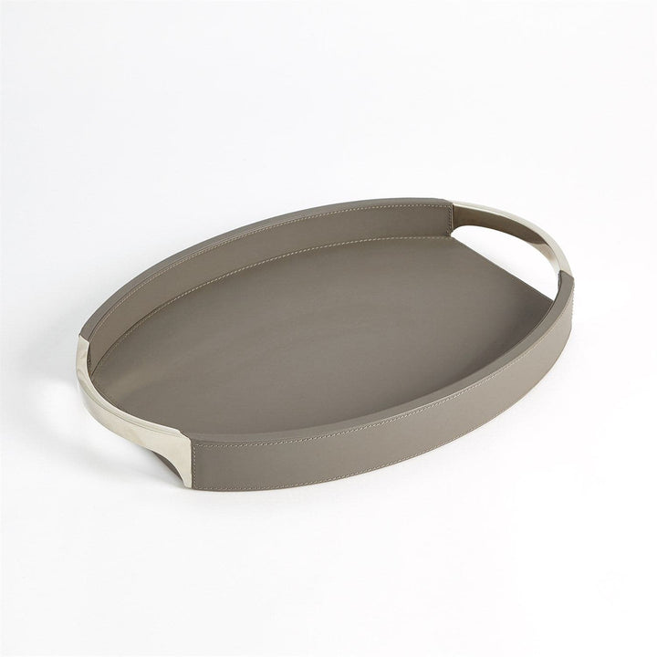 Roberts Tray - Fossil Grey w/Nickel-Global Views-GVSA-7.91503-TraysSmall-3-France and Son