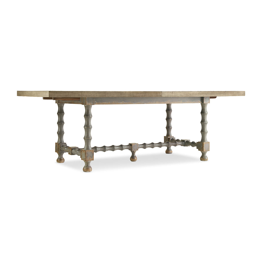 Ciao Bella 84in Trestle Extension Dining Table-Hooker-HOOKER-5805-75200-85-Dining Tables-1-France and Son