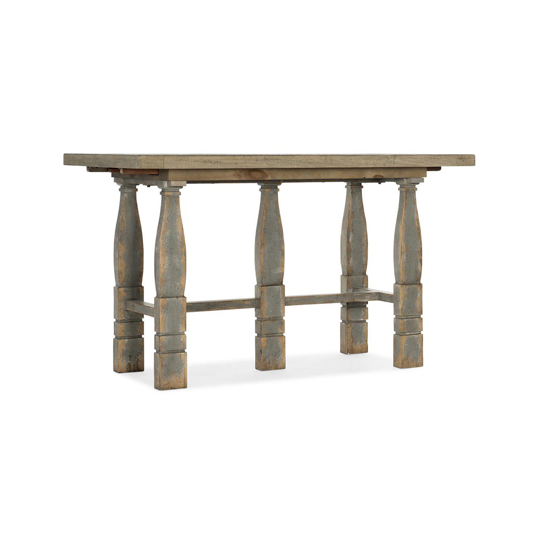 Ciao Bella Friendship Table with 2 -12in Leaves-Hooker-HOOKER-5805-75206-85-Dining TablesNatural/Gray-9-France and Son