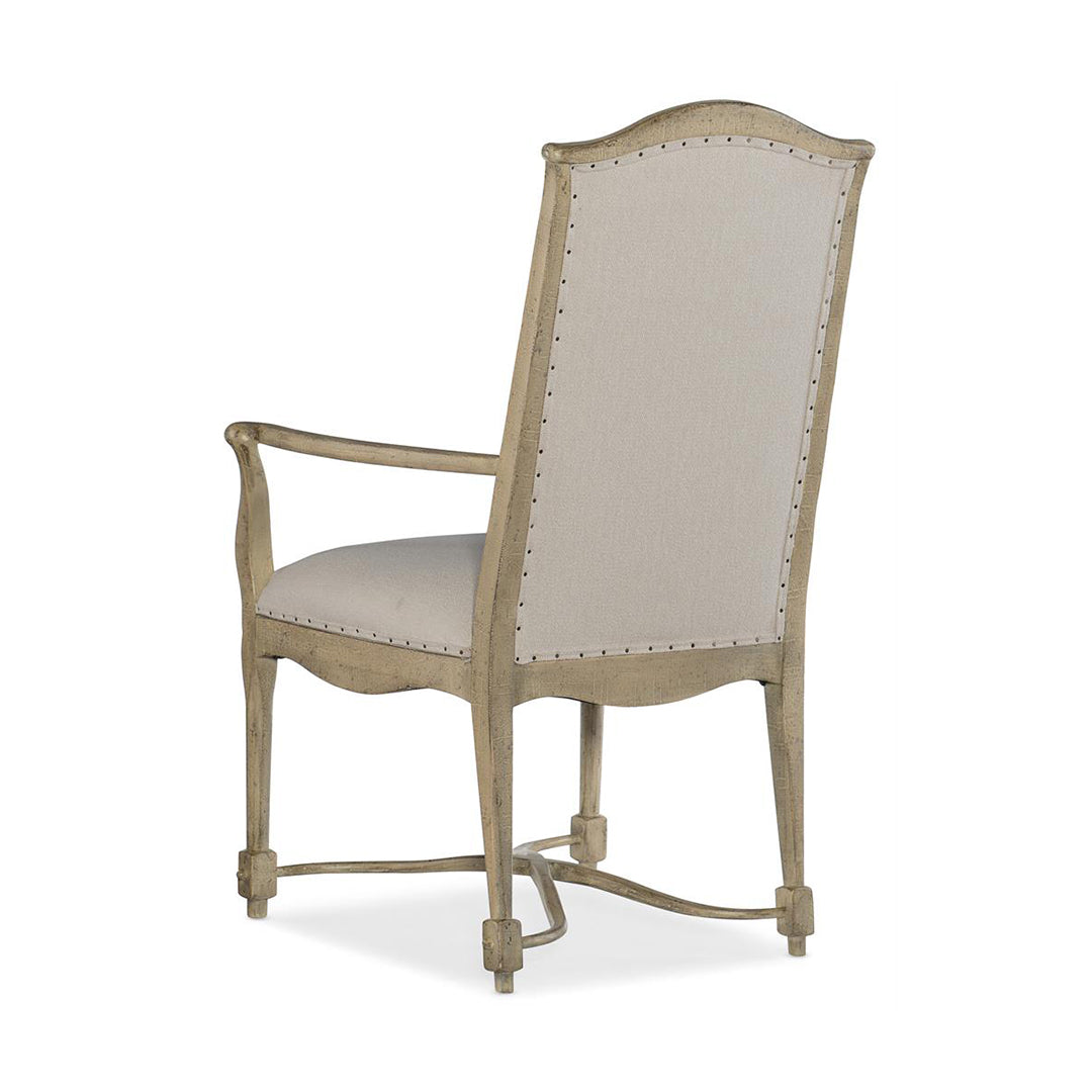 Ciao Bella Upholstered Arm Chair Collection-Hooker-HOOKER-5805-75300-85-Dining ChairsNature-4-France and Son