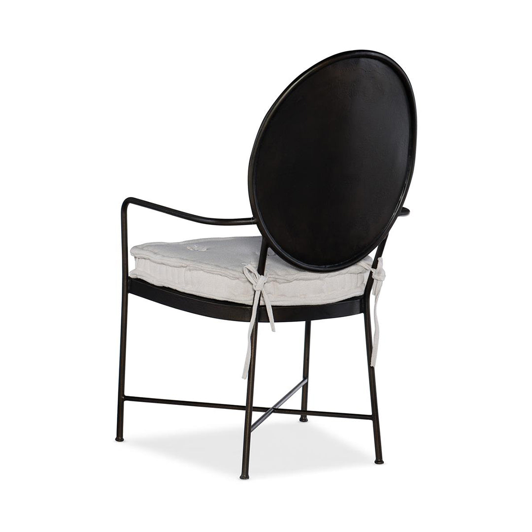 Ciao Bella Metal Arm Chair-Hooker-HOOKER-5805-75400-89-Dining Chairs-3-France and Son