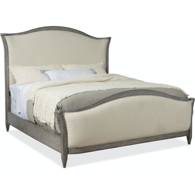 Ciao Bella Upholstered Bed - Speckled Gray-Hooker-HOOKER-5805-90860-96-BedsCalifornia King-1-France and Son