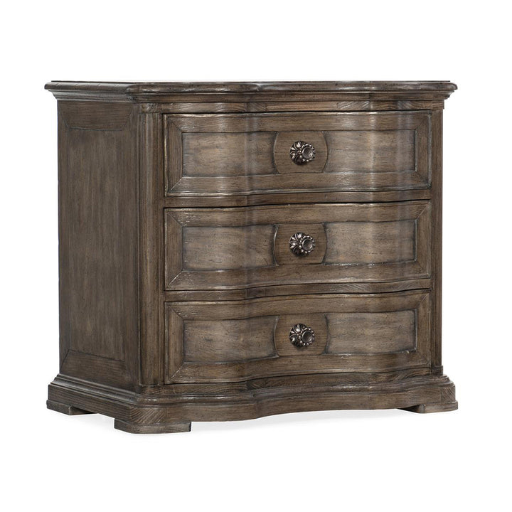 Woodlands Three-Drawer Nightstand-Hooker-HOOKER-5820-90016-84-Nightstands-1-France and Son