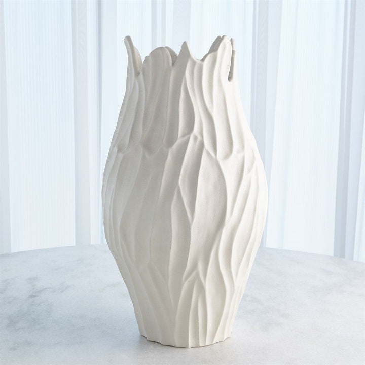 Bloom Vase - Matte White-Global Views-GVSA-7.10507-Vases-1-France and Son