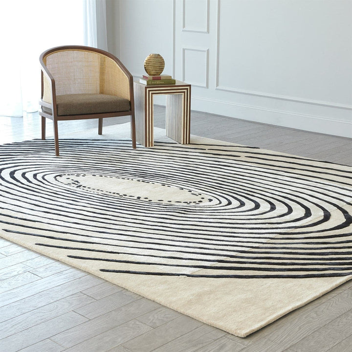 Concentric Circles Rug-Fawn-Global Views-GVSA-7.91411-Rugs11' x 14'-2-France and Son