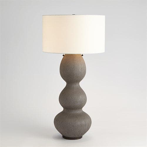 Torch Table Lamp-Global Views-GVSA-7.10528-Table LampsGrey-7-France and Son