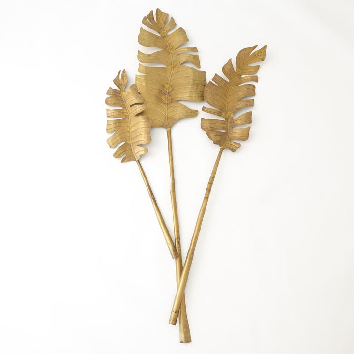 Brass Banana Leaf - Large-Global Views-GVSA-9.93629-Decorative Objects-3-France and Son