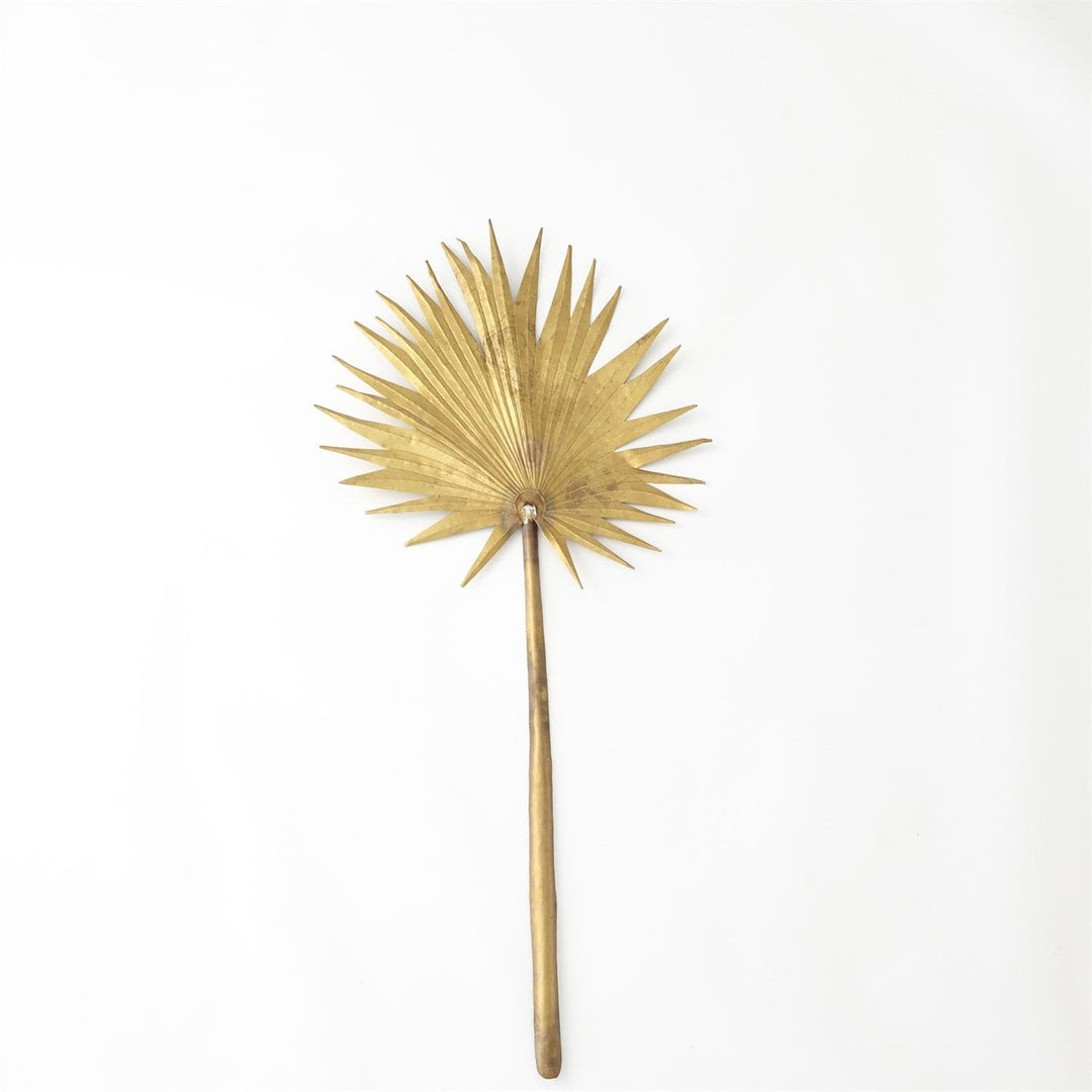 Brass Palm Leaf-Global Views-GVSA-9.93627-Decorative ObjectsMedium-4-France and Son