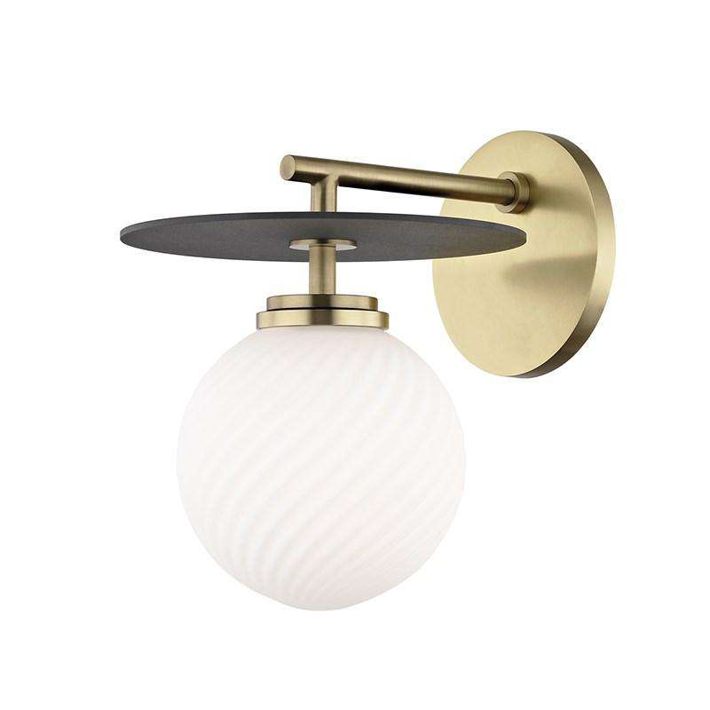 Ellis 1 Light Wall Sconce-Mitzi-HVL-H200101-AGB/BK-Outdoor Wall Sconces-1-France and Son