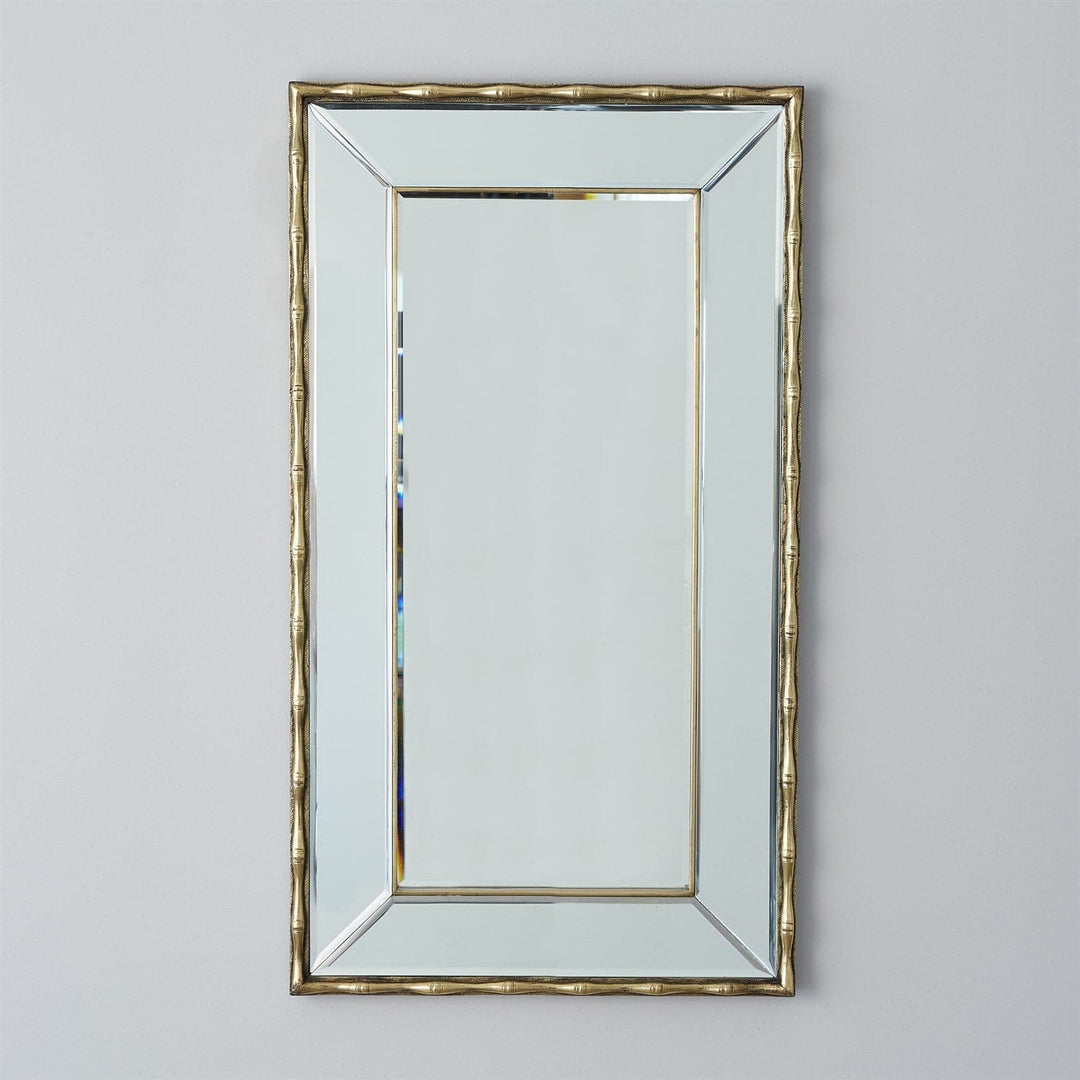 Bamboo Mirror-Global Views-GVSA-9.93677-MirrorsAntique Brass-3-France and Son