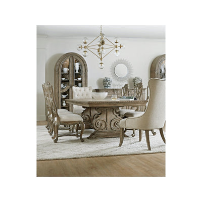 Castella Rectangle Dining Table w/2-20in Leaves-Hooker-HOOKER-5878-75207-80-Dining Tables-2-France and Son
