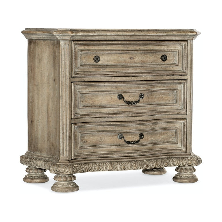 Three Drawer Nightstand-Hooker-HOOKER-5878-90016-80-Nightstands-1-France and Son