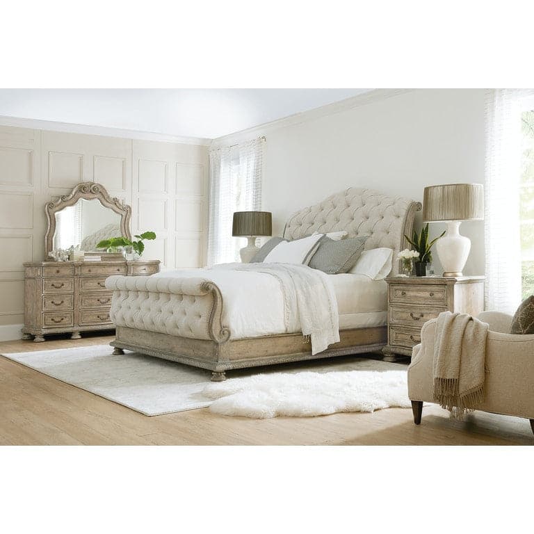California King Tufted Bed-Hooker-HOOKER-5878-90560-80-Beds-5-France and Son