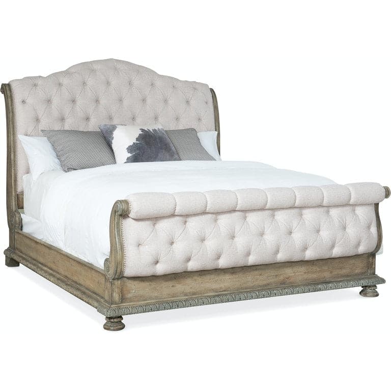 California King Tufted Bed-Hooker-HOOKER-5878-90560-80-Beds-1-France and Son
