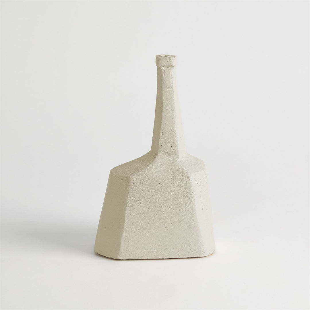 Sculpted Bottle-Global Views-GVSA-7.10514-Decorative ObjectsSmall-White-7-France and Son