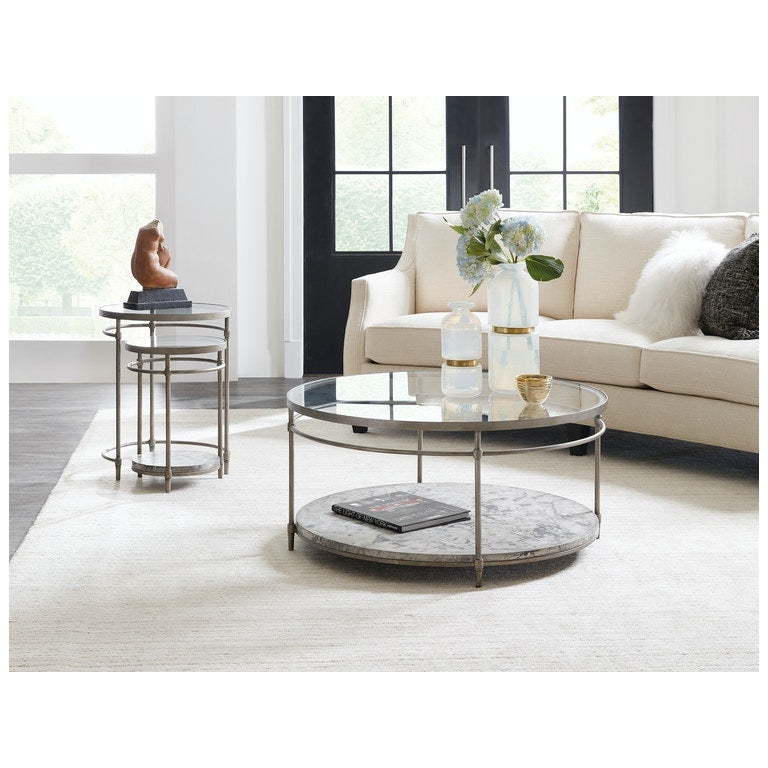 Round Cocktail Table-Hooker-HOOKER-5889-80111-00-Coffee Tables-2-France and Son