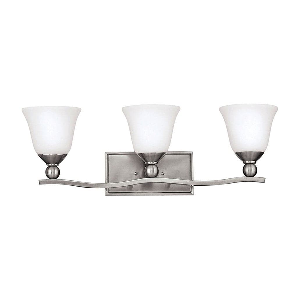 Bath Bolla - Three Light Vanity-Hinkley Lighting-HINKLEY-5893BN-Bathroom LightingBrushed Nickel/NON LED-1-France and Son