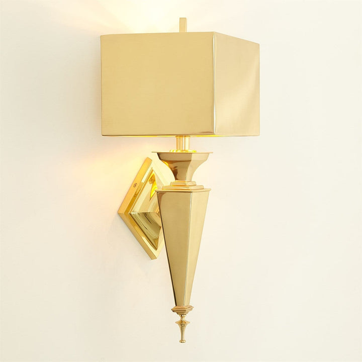 Diamond Sconce - Nickel-Global Views-GVSA-9.93713-Wall LightingNickel-4-France and Son