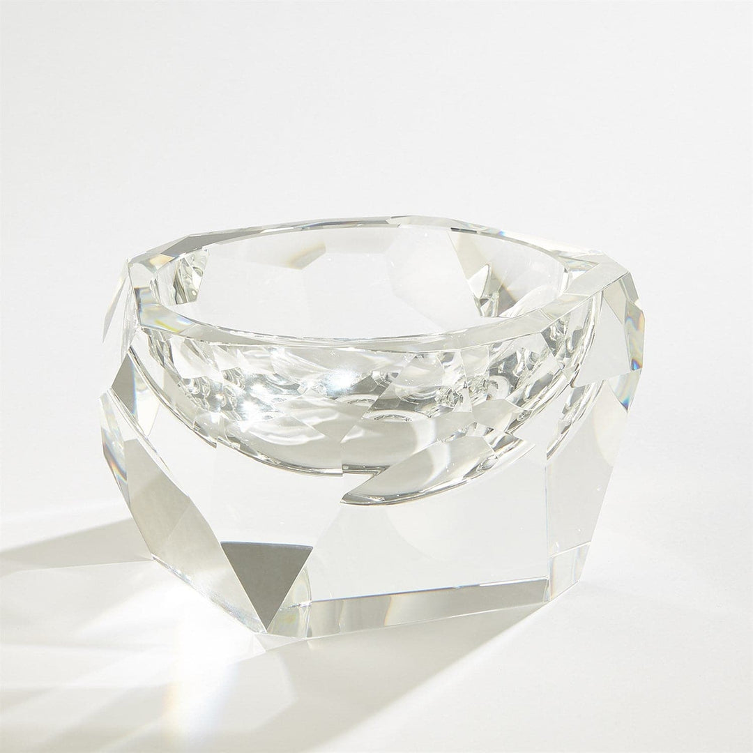 Multi Facet Crystal Bowl-Global Views-GVSA-8.83025-BowlsLarge-Clear-4-France and Son