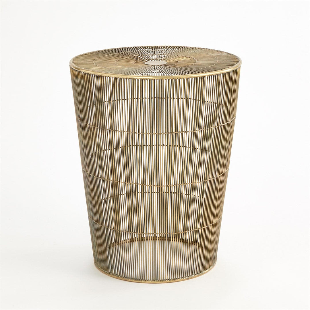 Radiance Side Table-Global Views-GVSA-7.91425-Side TablesAntique Brass-2-France and Son