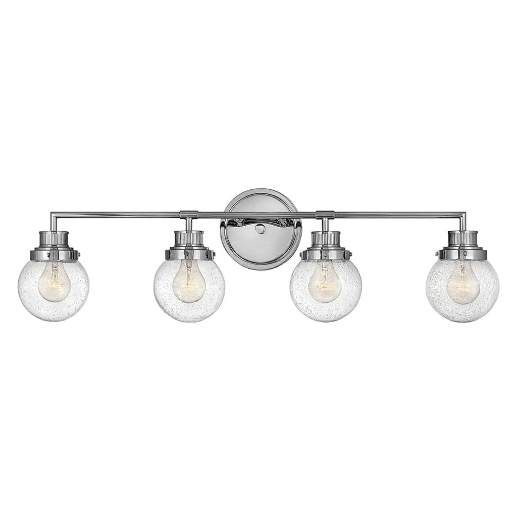 Bath Poppy Four Light Vanity-Hinkley Lighting-HINKLEY-5934CM-Bathroom VanityChrome-4-France and Son