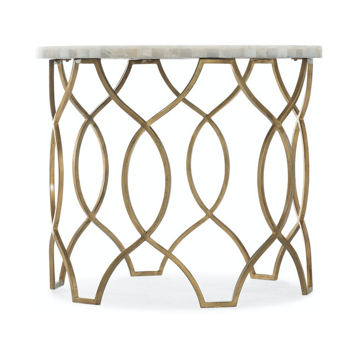 Corrina Round Lamp Table-Hooker-HOOKER-5952-80116-02-Side Tables-1-France and Son