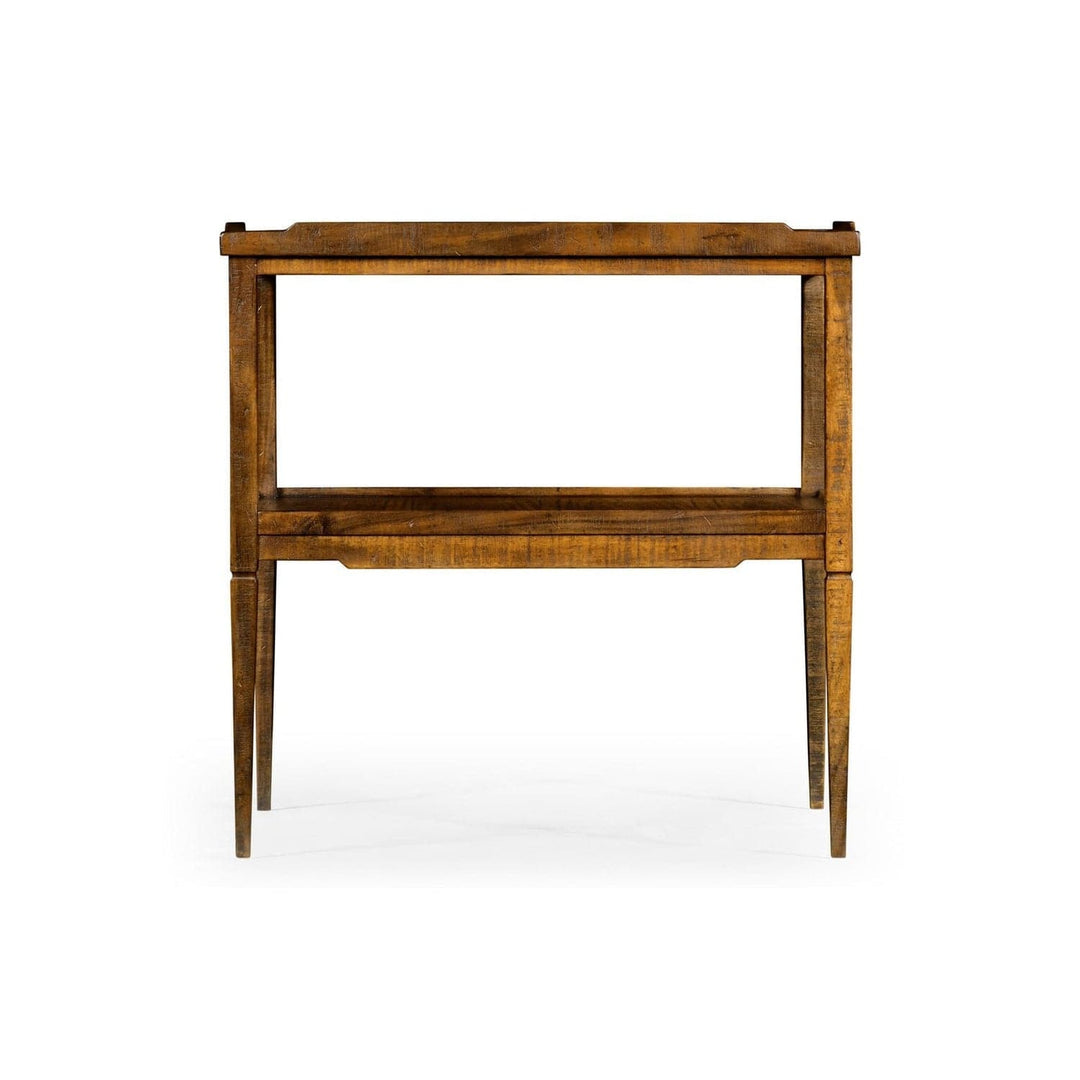 Casual Rectangular Side Table-Jonathan Charles-JCHARLES-491020-CFW-Side TablesCountry Walnut-7-France and Son