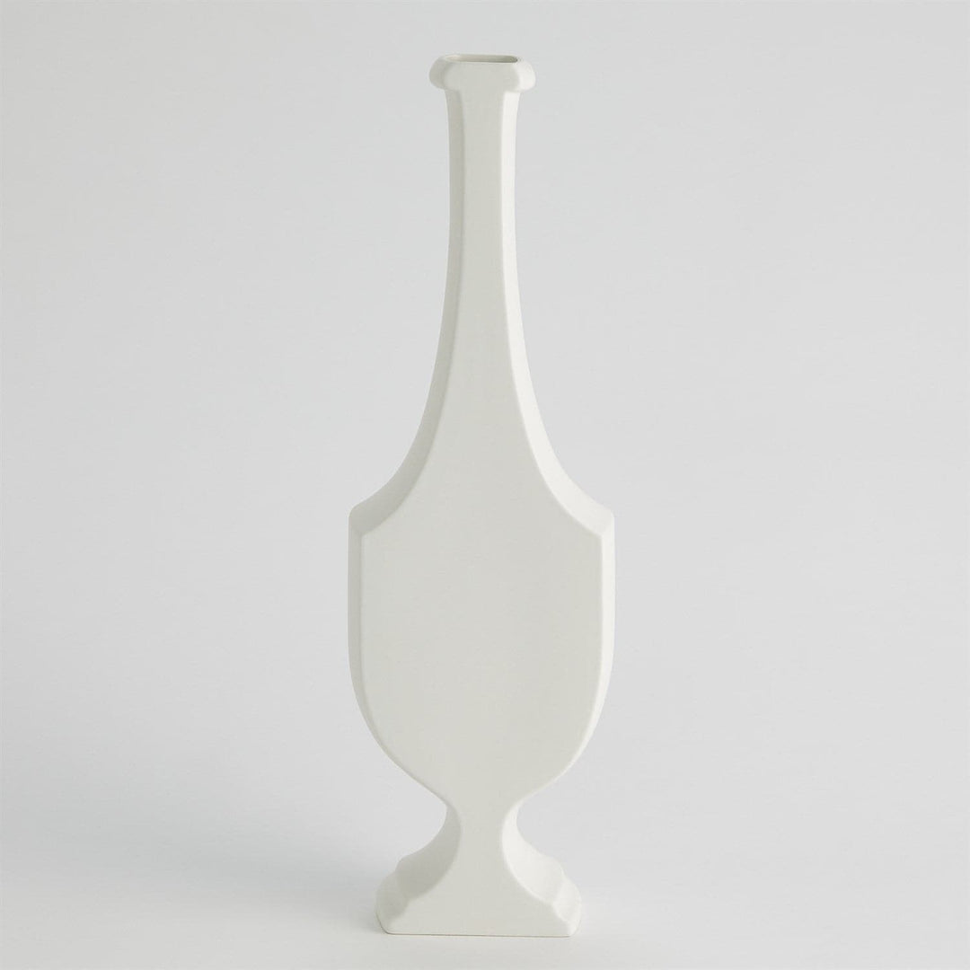 Classic Sliced Bottle-Global Views-GVSA-1.10820-VasesMatte White-Classic Sliced Bottle-7-France and Son