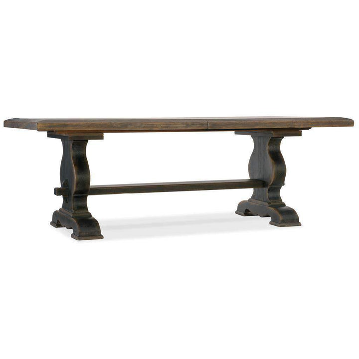 Bandera 86in Table w/2-18in Leaves-Hooker-HOOKER-5960-75200-BRN-Dining Tables-1-France and Son