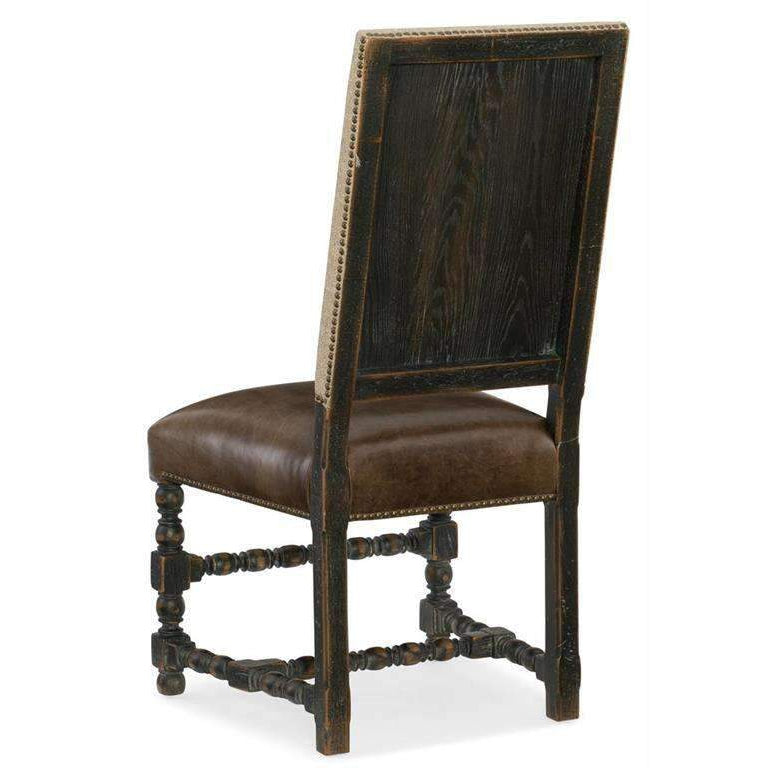 Comfort Upholstered Side Chair-Hooker-HOOKER-5960-75410-BLK-Dining Chairs-2-France and Son