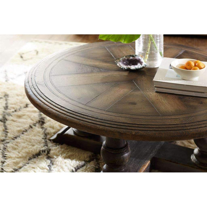 Medina Round Cocktail Table-Hooker-HOOKER-5960-80111-MULTI-Coffee Tables-4-France and Son