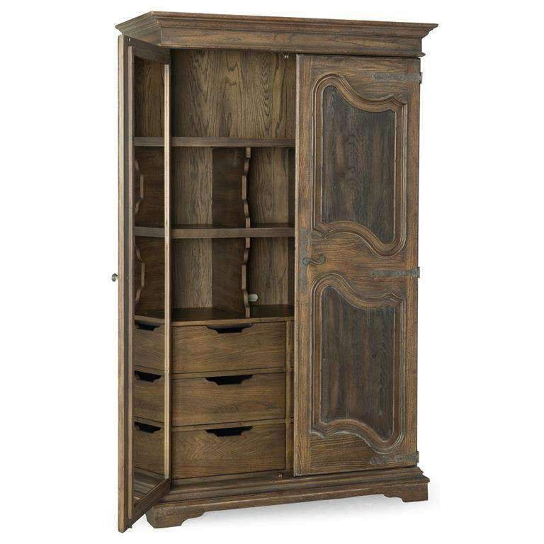 Lakehills Wardrobe-Hooker-HOOKER-5960-90013-MULTI-Bookcases & Cabinets-2-France and Son