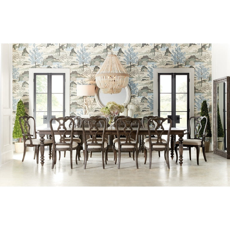 Rectangle Dining Table with Two 22-inch leaves-Hooker-HOOKER-5961-75200-89-Dining Tables-2-France and Son