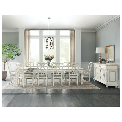 Traditions Wood Back Side Chair-Hooker-HOOKER-5961-75410-02-Dining ChairsWhite-2-France and Son
