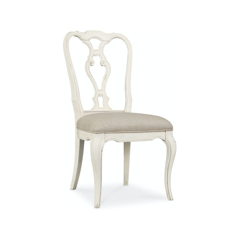 Traditions Wood Back Side Chair-Hooker-HOOKER-5961-75410-02-Dining ChairsWhite-1-France and Son