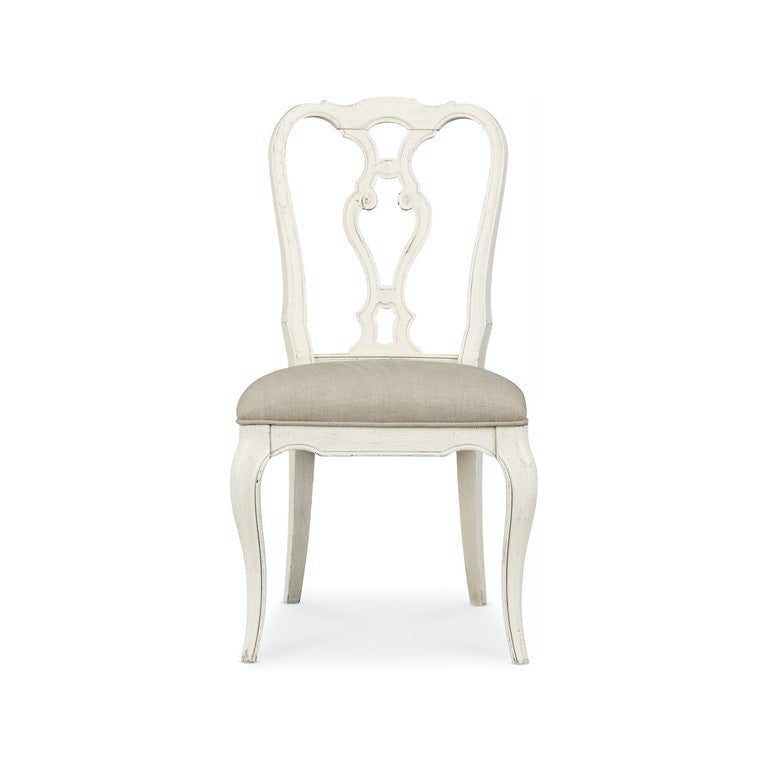 Traditions Wood Back Side Chair-Hooker-HOOKER-5961-75410-02-Dining ChairsWhite-6-France and Son