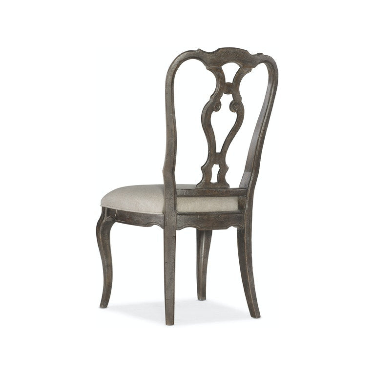 Traditions Wood Back Side Chair-Hooker-HOOKER-5961-75410-02-Dining ChairsWhite-7-France and Son