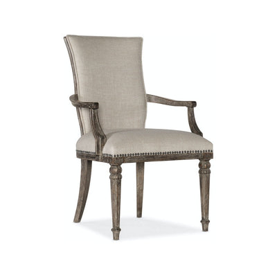 Traditions Upholstered Arm Chair-Hooker-HOOKER-5961-75500-89-Dining ChairsMaduro-1-France and Son