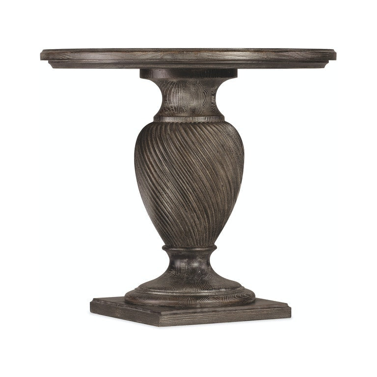 Traditions Round End Table-Hooker-HOOKER-5961-80116-89-Side TablesBlack-6-France and Son